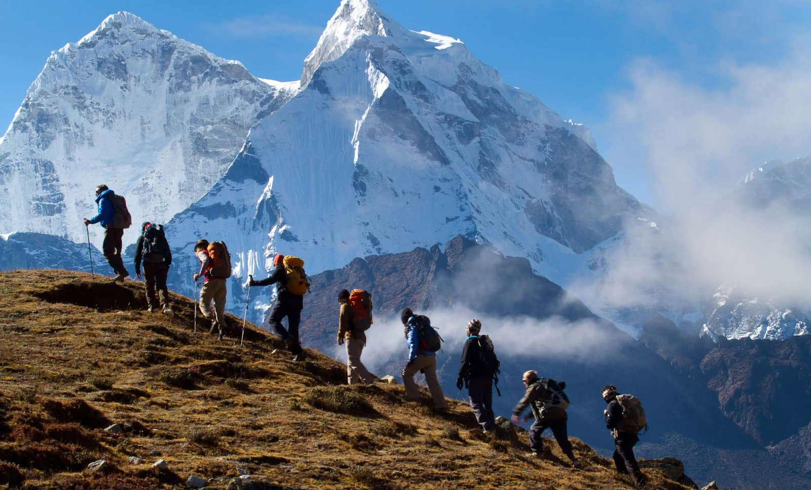 Trekking to Everest in Nepal