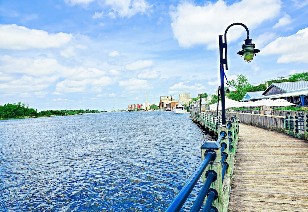 boardwalk in Wilmington, NC