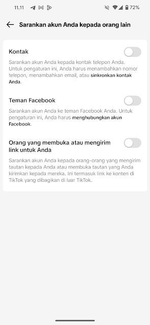 Cara Menyembunyikan TikTok dari Kontak