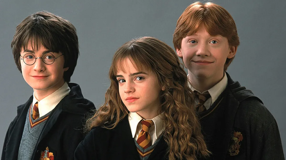Harry, Hermione y Ron