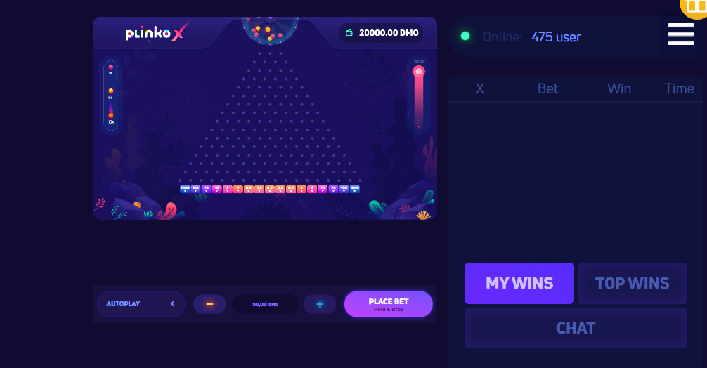 Jogar online Plinko