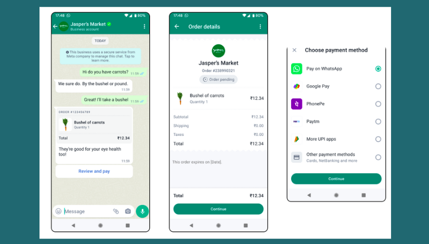 Advanced Features of WhatsApp Pay