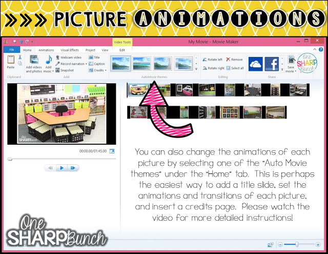 Looking for a unique end of the year student gift?! Follow this step-by-step tutorial for creating an end of the year video for your students! Simple how-to guide, featuring tips and tricks for Windows Movie Maker!