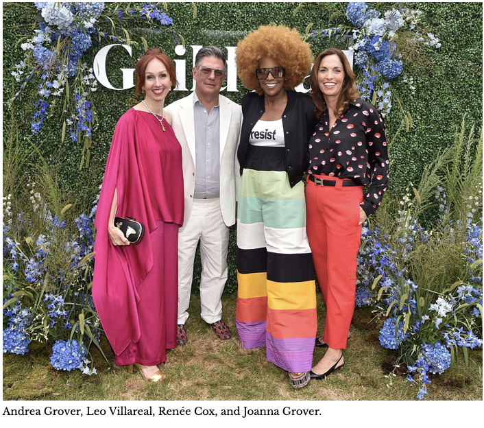 What to wear Guild Hall Gala.  New York Social Diary  Andrea Grover, Leo Villareal,Renee Cox, Joanna Grocer 