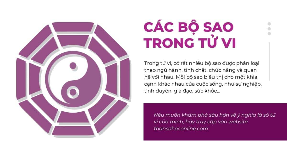 Các bộ sao trong tử vi có ý nghĩa gì?