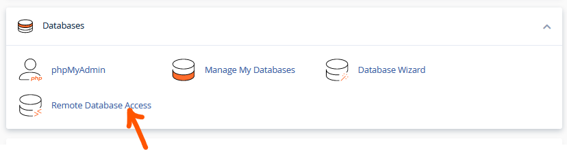 Remote Database Access in cPanel