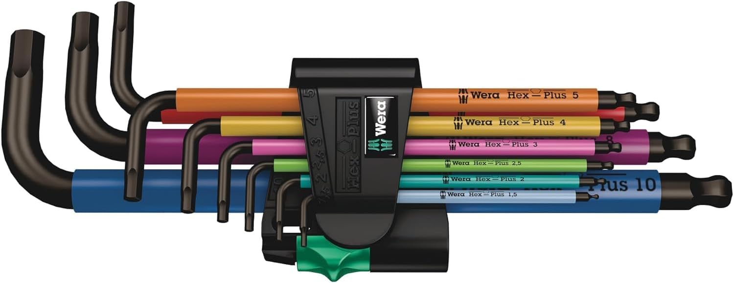 Wera Tools Long ARM HEX Key Set - Best HVAC Hand Tools for 2024