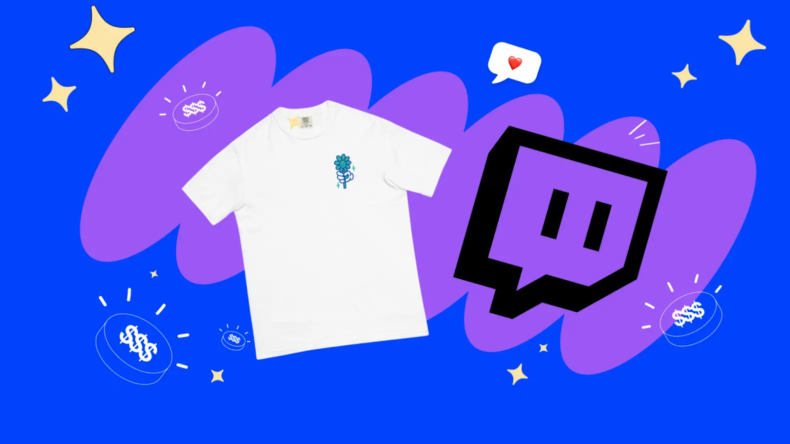 Make money on Twitch by merchandise sales