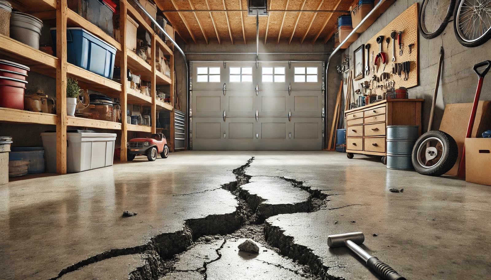 concrete garage floor repair