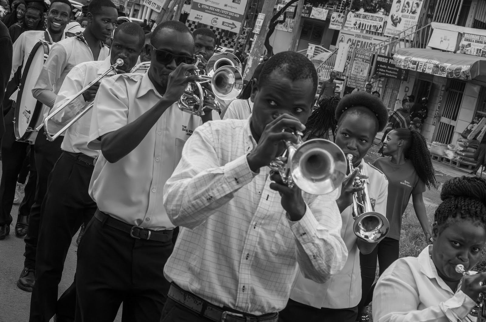 Photo of a graduation parade, Nairobi 