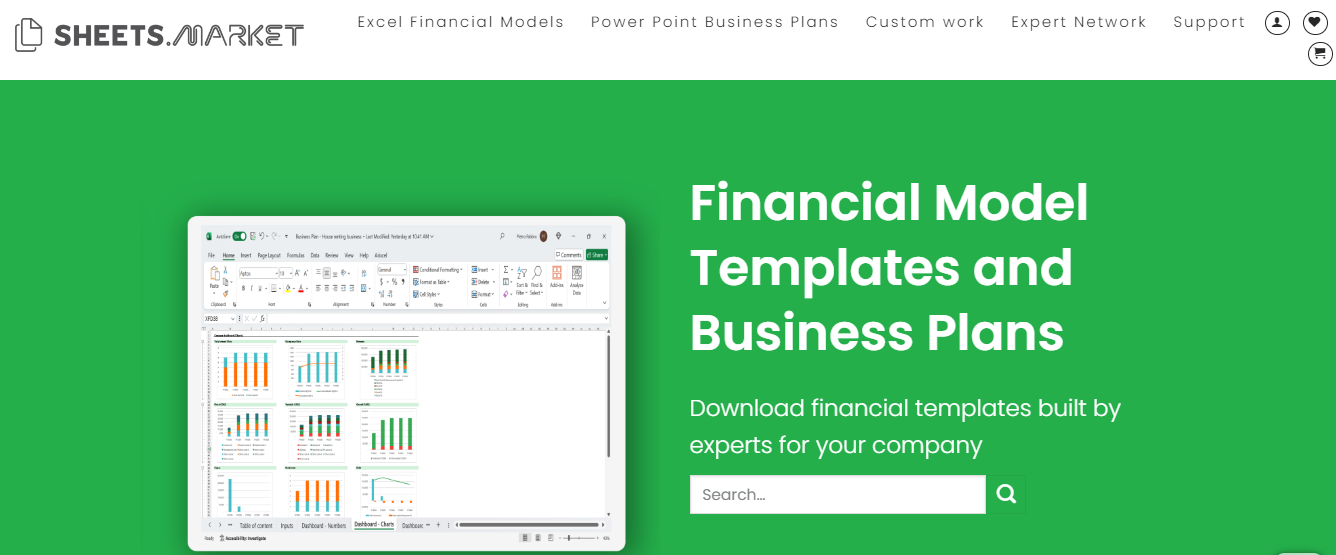 Sheets.Market | The Best Financial Model Templates for Startups in 2024