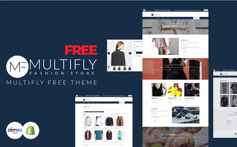 Multifly - Free Shopify themes