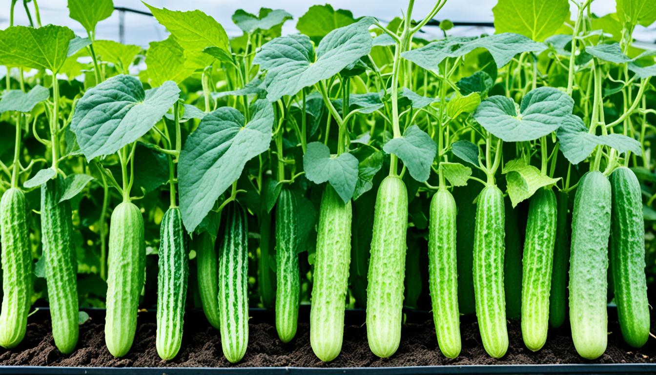 cucumber plant productivity