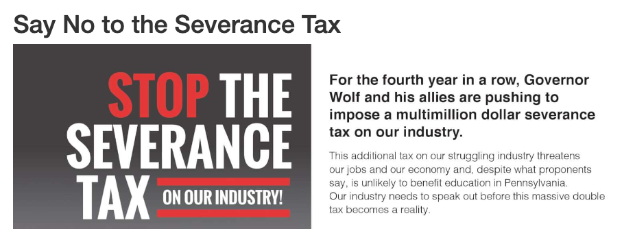 Say No to the Severance Tax campaign by DDC Public Affairs 