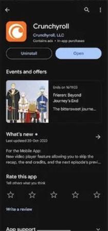 crunchyroll app for android