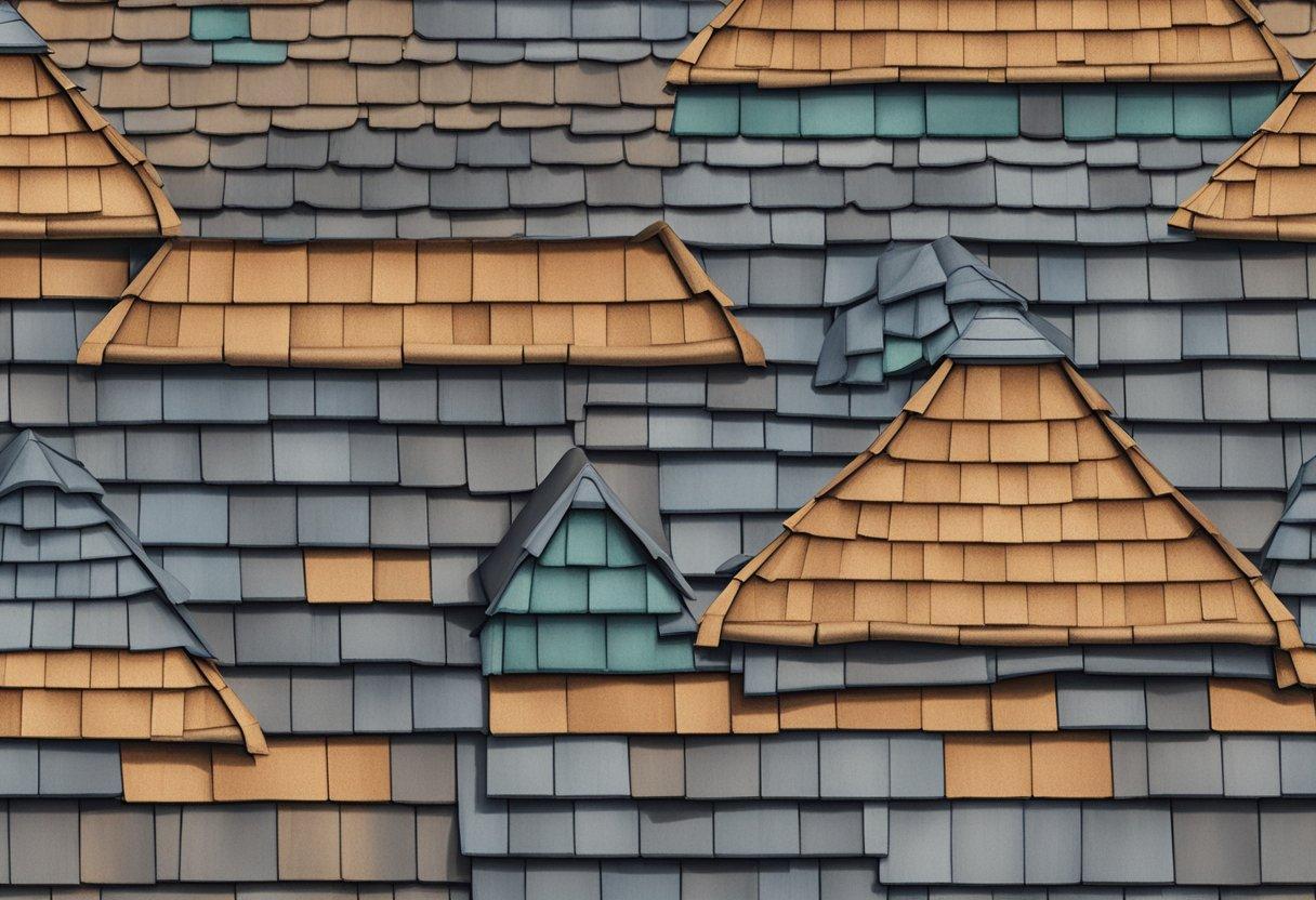 A roof with old shingles being replaced by new ones in a roofing overlay by a local roofing company