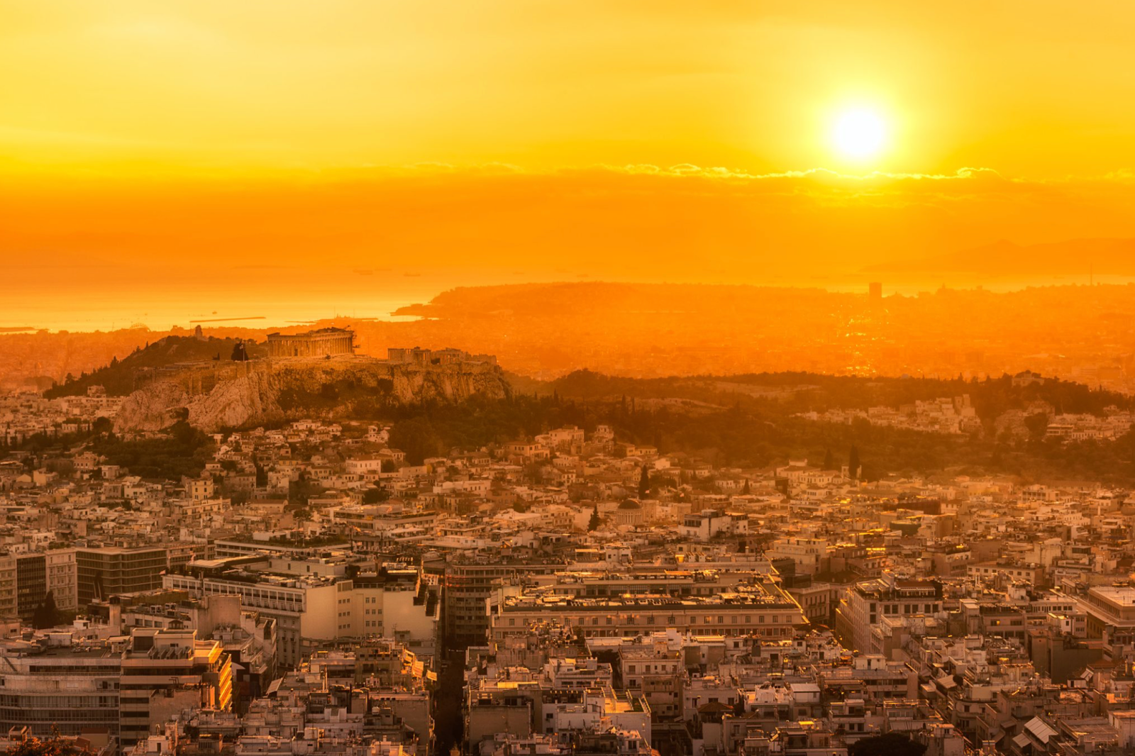 Mount Lycabettus Sunset