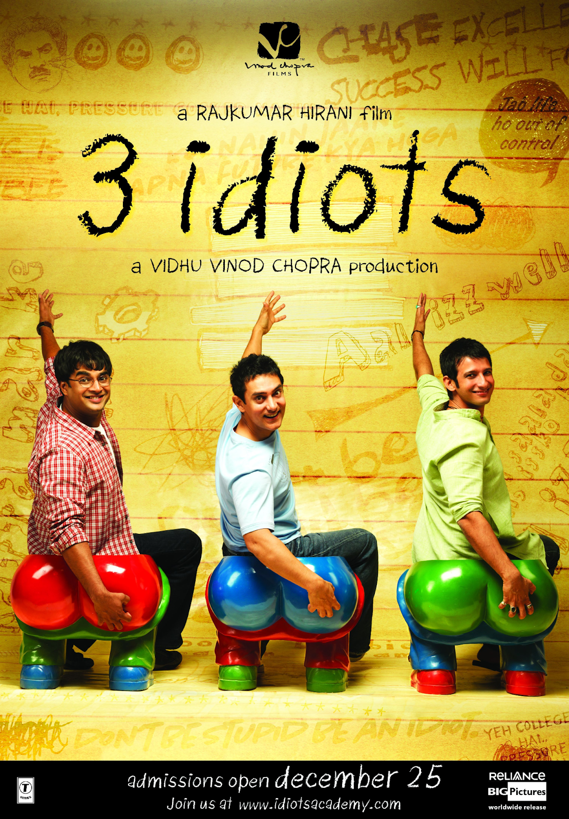 3 Idiots- Best family comedy movies