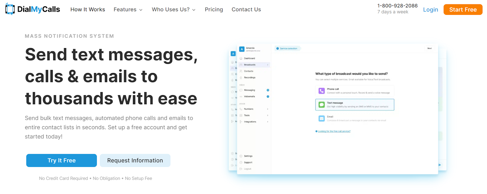 An example of a website header containing a value proposition for a SaaS brand