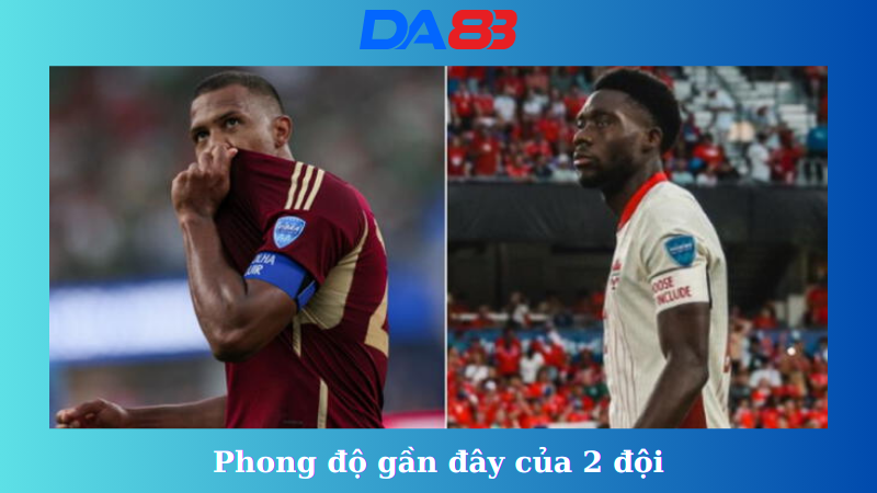 Phong độ của Venezuela vs Canada 