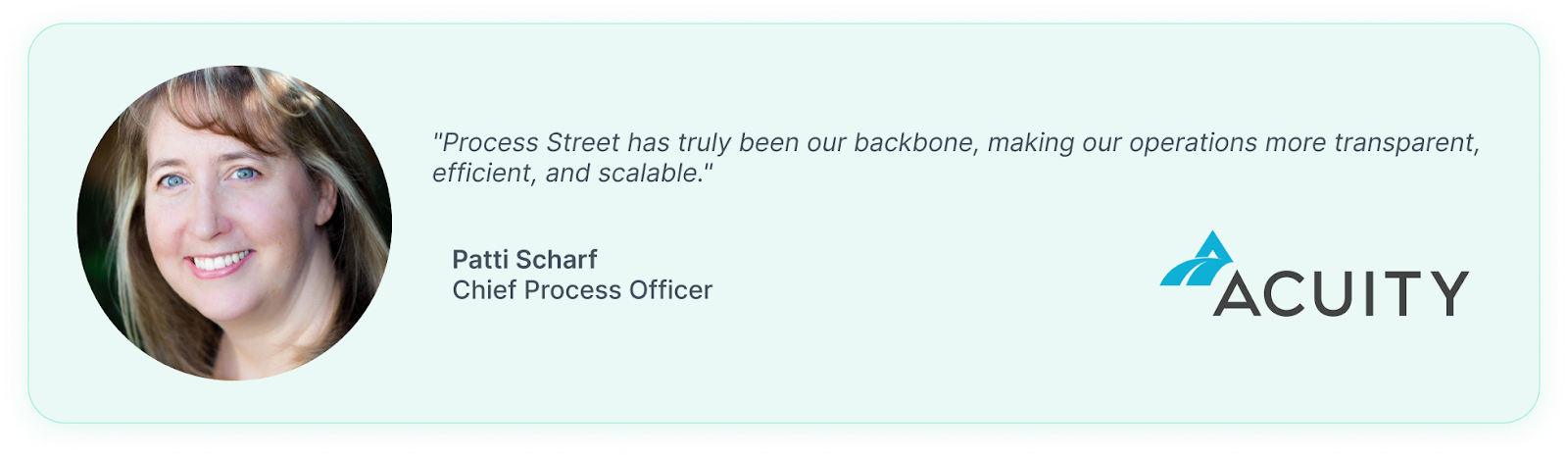 An image showcasing Process Street as Acuity's trusted workflow management solution