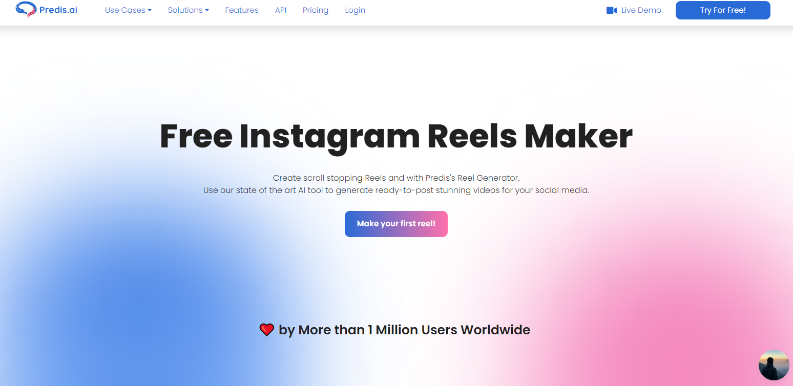 Predis.ai Instagram Reels Maker