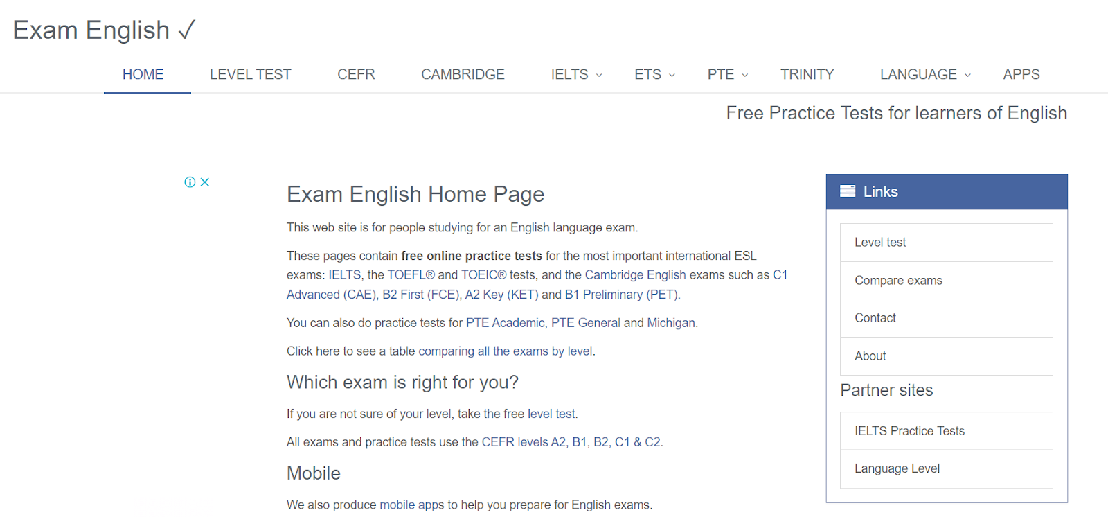 website tes bahasa inggris bumn exam english