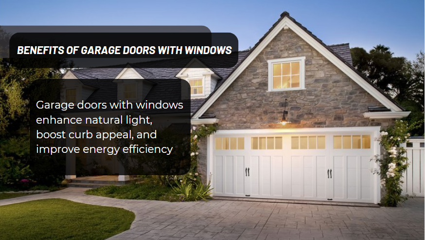 garage door styles with windows