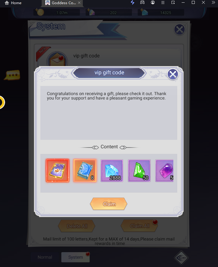 Goddess Connect (Global) แจกโค้ด 2024 Giftcode ไอเทมเพียบ!! พร้อมวิธีกรอก บน LDPlayer9