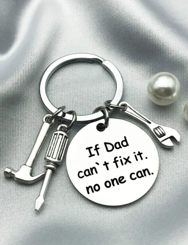 Street 1pc Stainless Steel Keychain Key Ring