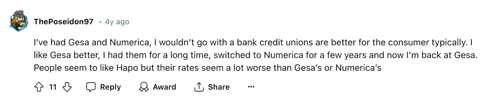 Gesa credit union reddit