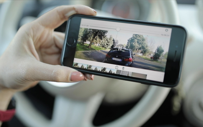 modalità parcheggio garmin dash cam