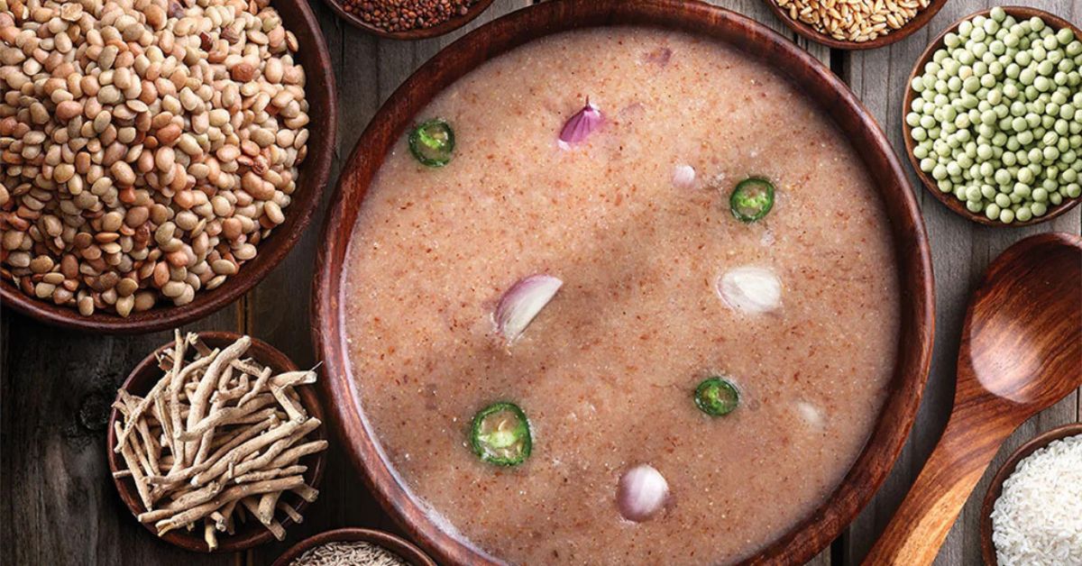 Horse gram porridge recipe 

