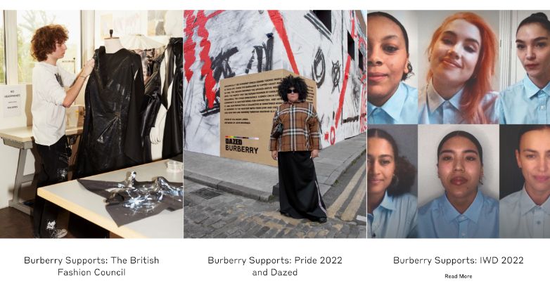 Burberry is promoting its luxury brand through content marketing