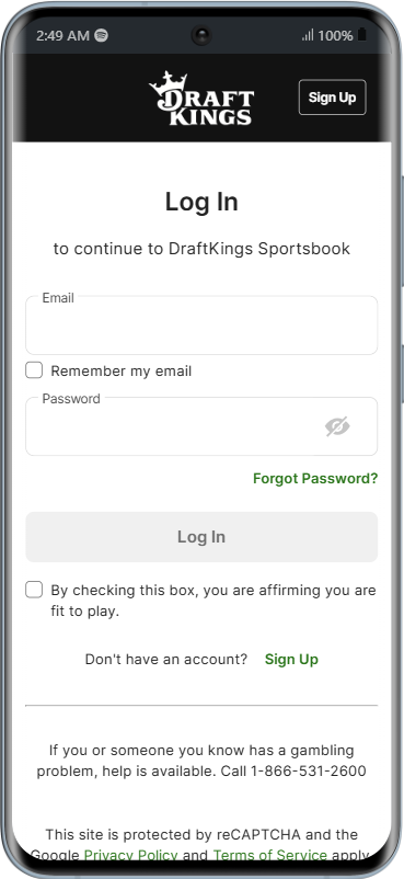 DraftKings Login