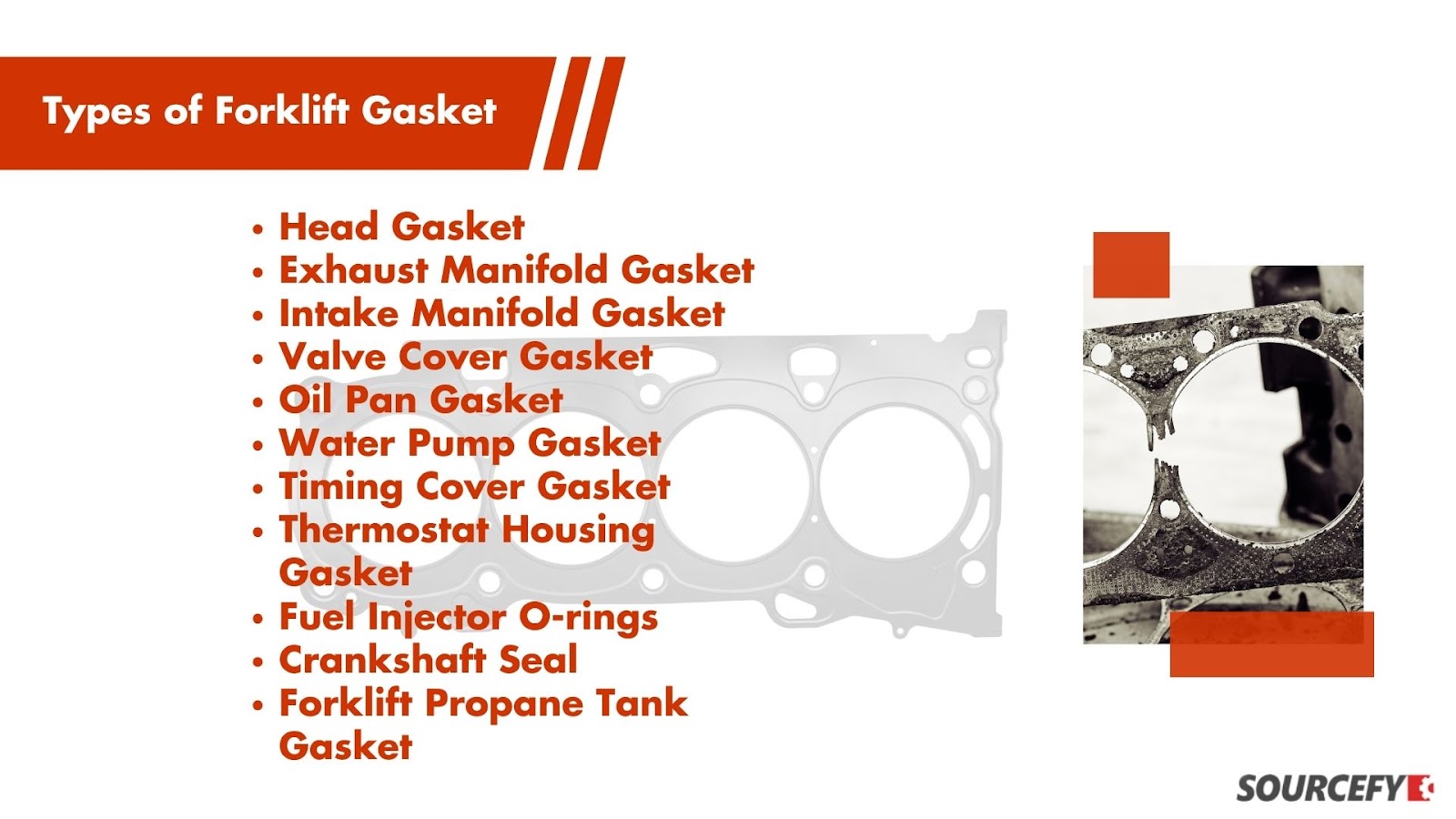 11 Types of Forklift Gaskets