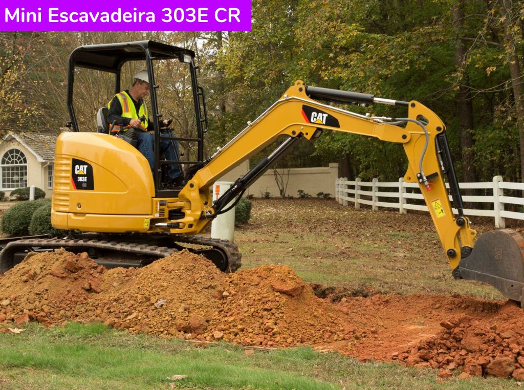 Catálogo Mini Escavadeira 303E CR Caterpillar