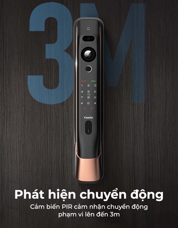 Camera phát hiện chuyển động trong phạm vi 3m