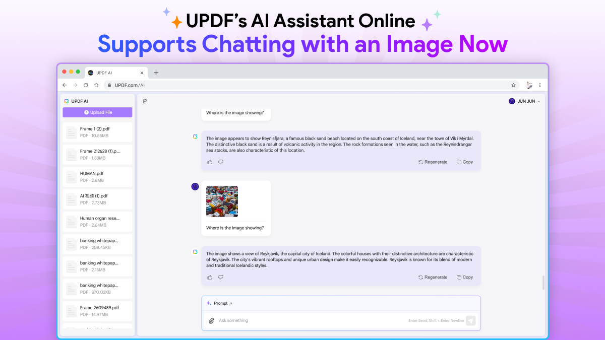 UPDF AI Releases Image Chat Feature to Let You Unleash AI’s Potential in Image Interactions