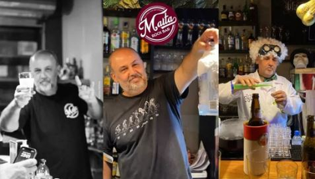 Carlos Monteiro tinha 57 anos e era dono do Malta Rock Bar, na Zona Sul de So Paulo  Foto: Reproduo/Instagram