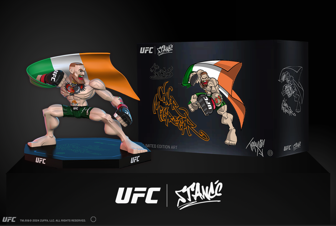 Stancé Launches Globally, Teams Up with UFC to Create Limited-Edition Designer Art Toys