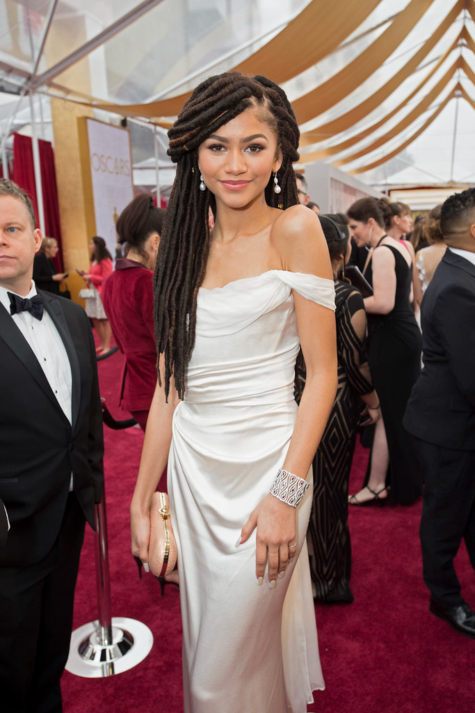 Zendaya's long locks hairstyle