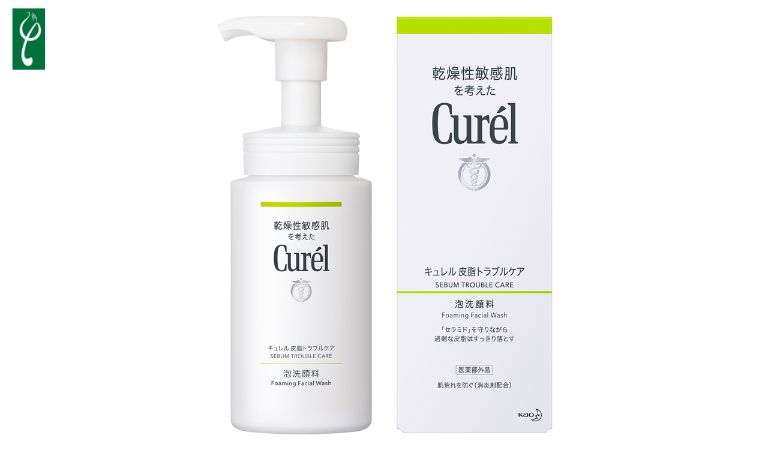 Sữa rửa mặt Curél