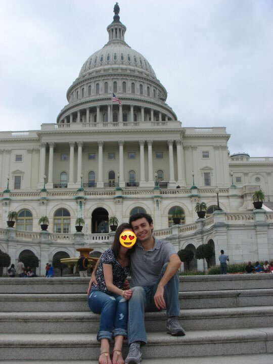 2010 - me and my thenGF, now wife in DC-