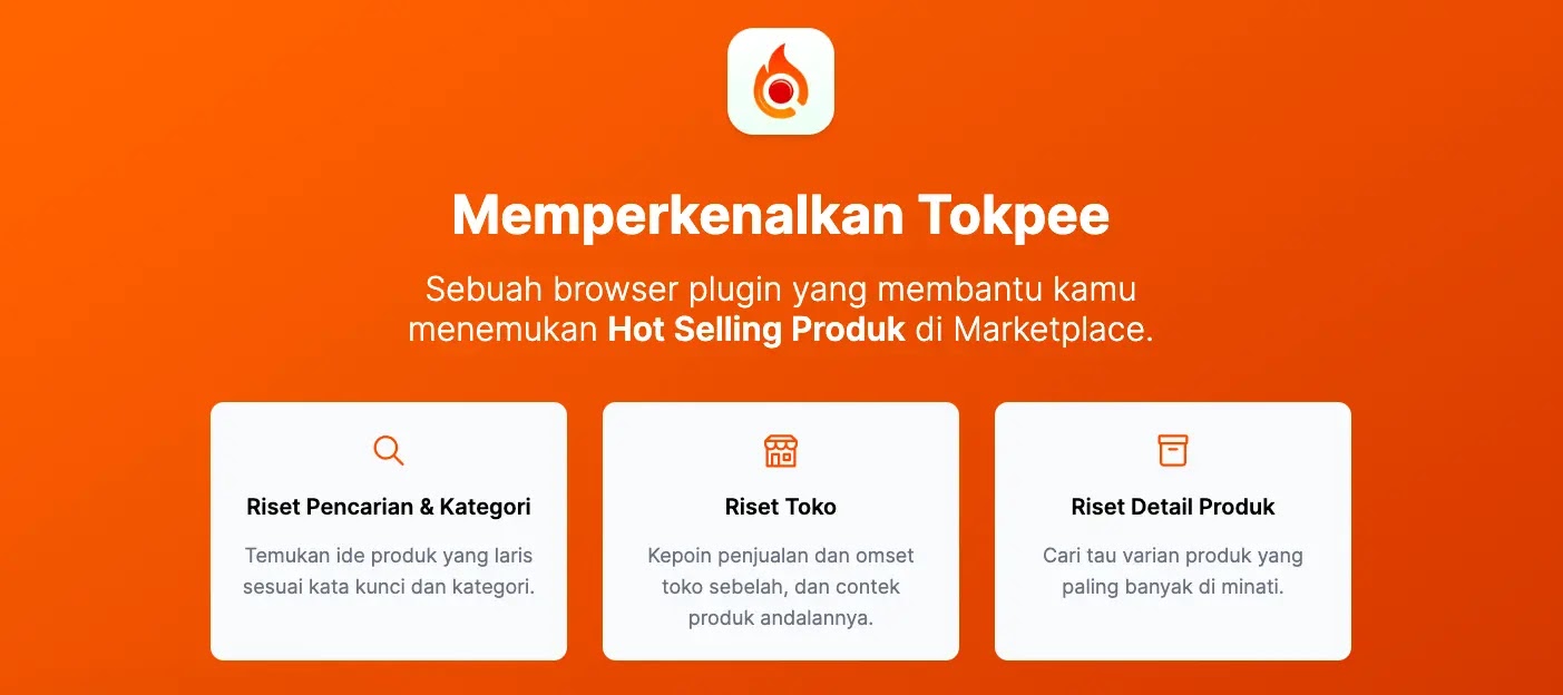 Sekarang sudah ada Tokpee sebagai tools bisnis canggih yang bisa membantu bisnis intip performa kompetitor