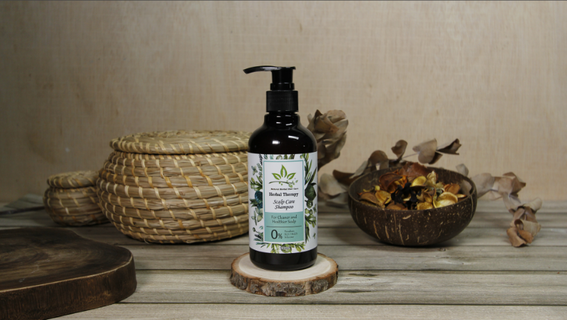 Natural Herbal Hair Care-Herbal Therapy Scalp Care Shampoo