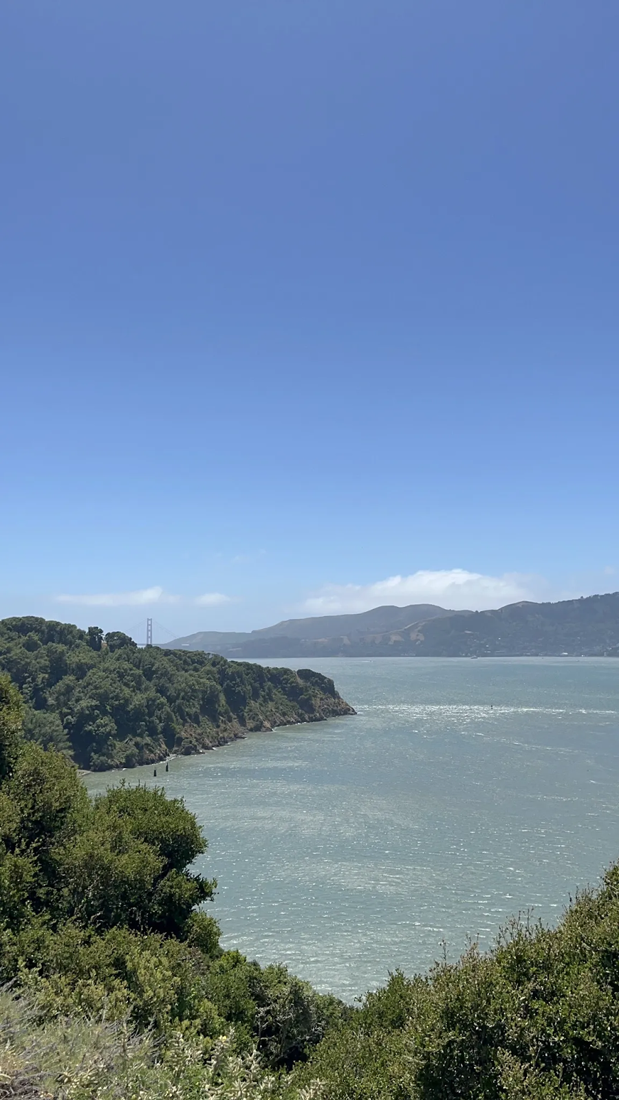 angel island state park from tiburon 