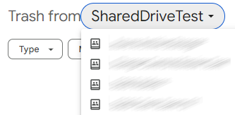 The Trash folder drop-down field is displayed.