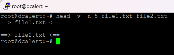 Displaying Specific Number of Bytes