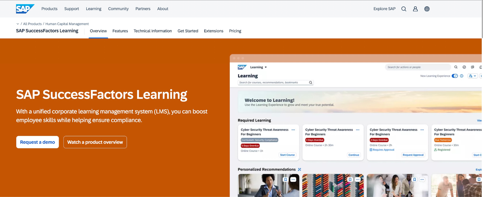 SAP SuccessFactors Learning-  AI tools for HR